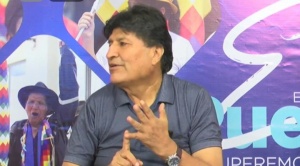 Evo Morales llama a la “reflexión” a Andrónico y le advierte que de participar va a perder 1