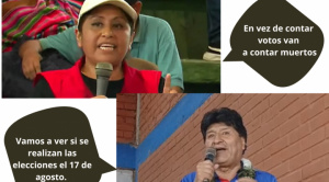 Las amenazas del evismo contra las elecciones reciben una ola de rechazo y demandas penales