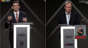 Debate presidencial: Paz dice que apoyaría un eventual gobierno de Tuto; este no se compromete