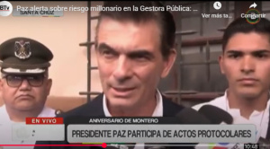 Paz informa que Bolivia está “a punto de  perder” $us 171 millones por arbitrajes con exadministradoras de pensiones