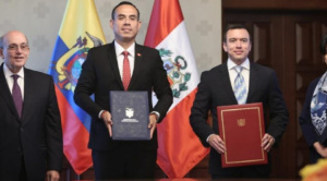 Jeri y Noboa en gabinete binacional priorizan lucha contra delincuencia transnacional y mineria ilegal