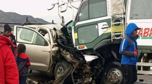 Choque frontal en una carretera de Potosí deja dos personas fallecidas