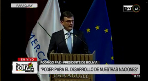 Paz dice que hará todos los esfuerzos  para que Bolivia sea miembro pleno del  Mercosur y resalta medidas asumidas
