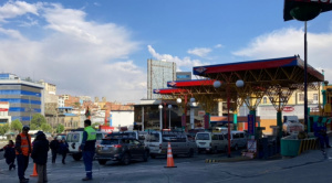 El precio del litro de gasolina para  vehículos con placa extranjera es de Bs 8,68