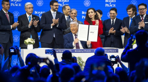 En Davos, Trump lanza su Junta de Paz  arropado por una veintena de gobernantes