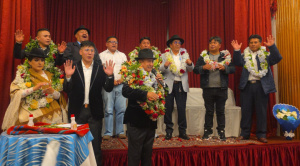 “Tata” Quispe lanza su candidatura a  la Gobernación de La Paz y anuncia 5 ejes de acción