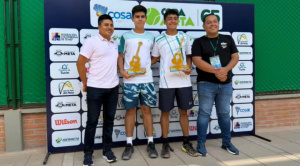 Tenis: dupla boliviana Sub-16 logra el título en Colombia 