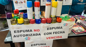Alcaldía de La Paz autoriza la comercialización de siete marcas de espuma para este Carnaval 