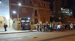 Unas 250 personas peregrinan a la iglesia del Señor de la Exaltación en Obrajes