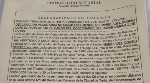 TSE ratifica inhabilitación de Cossío y muestra documentos contradictorios con los que se registró