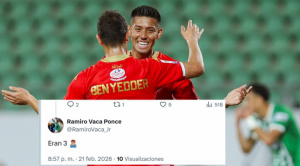 “Eran 3”: Vaca considera que hizo un triplete, no solo dos goles