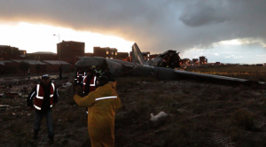 Cierran temporalmente el aeropuerto de El Alto debido al accidente