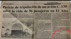 Rememoran evento en el que un piloto de un Hércules salvó la vida de 96 personas, la mayoría niños huérfanos