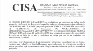 Diversas entidades denuncian presunta discriminación de la viceministra Echevarría contra mujer guaraní