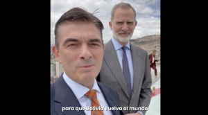 Felipe VI ofrece su apoyo en la nueva etapa de "Bolivia abierta al mundo"