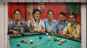  Hallan en casa de Marset una pintura en la que aparece junto a otros capos del narcotráfico